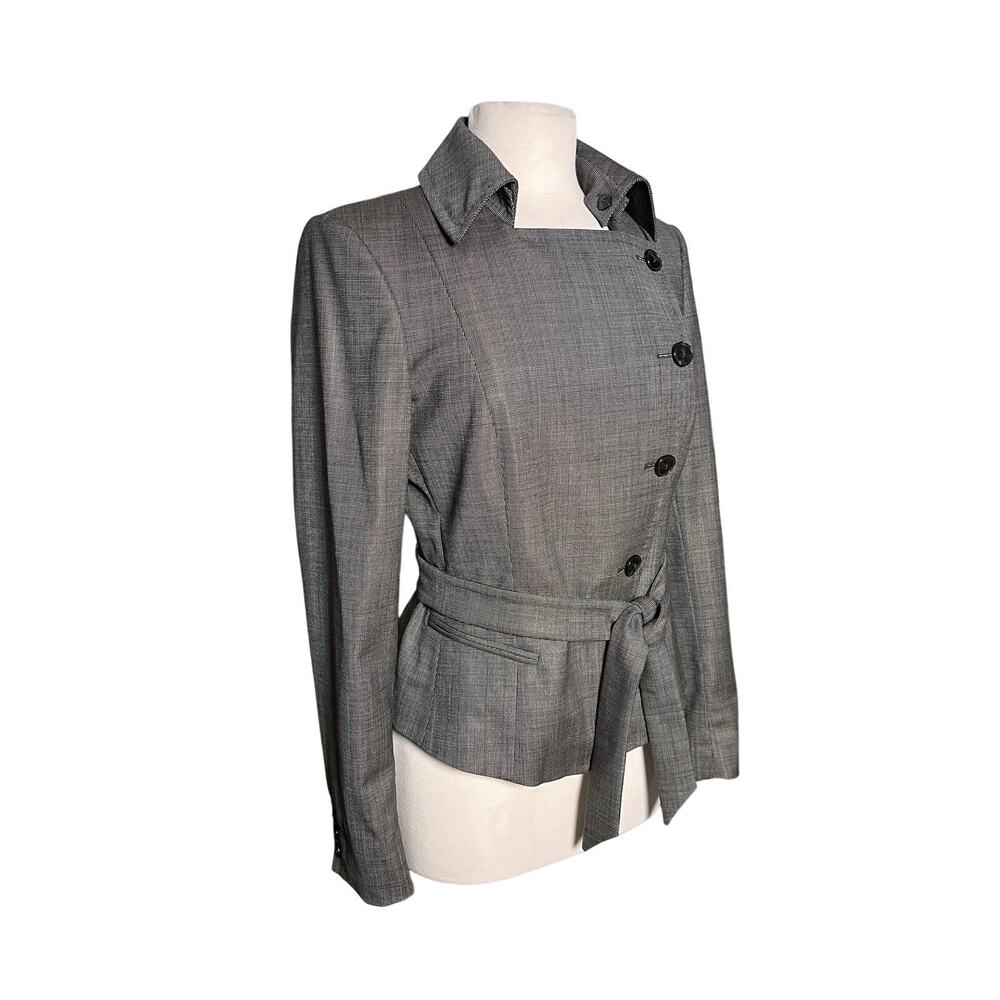 NWT MAX MARA Made in Italy Women’s Belted Convertible Brown Blazer - Picture 2 of 7